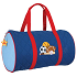 Maleta con figura de basketball color azul
