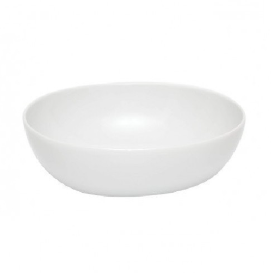 Plato de sopa de porcelana karma white