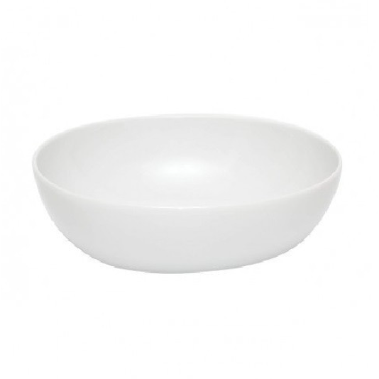 Plato de sopa de porcelana karma white