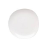 Plato llano de porcelana blanca coleccion karma white