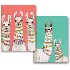 Set de dos cuadernos con diseño a juego con diseño de llamas