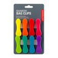 Juego de 8 pinzas multicolor para bolsas