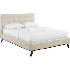 Cama queen mckenzie con botones color beige