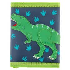 Billetera color verde de dinosaurio