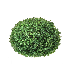 Bola de arbusto color verde 8"