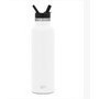 Botella de agua de ascent  acero inoxidable color blanca 20 oz
