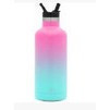 Botella de agua ascent  de acero inoxidable color celeste degradado rosado 32  oz