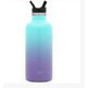 Botella de agua ascent de acero inoxidable color celeste con degradado morado 32 oz