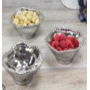 Bowl color plateado de porcelana 5.5" x 5" x 2"