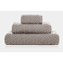 Toalla de bano chevron color gris 50x100