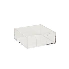 Porta servilletero rectangular acrilico