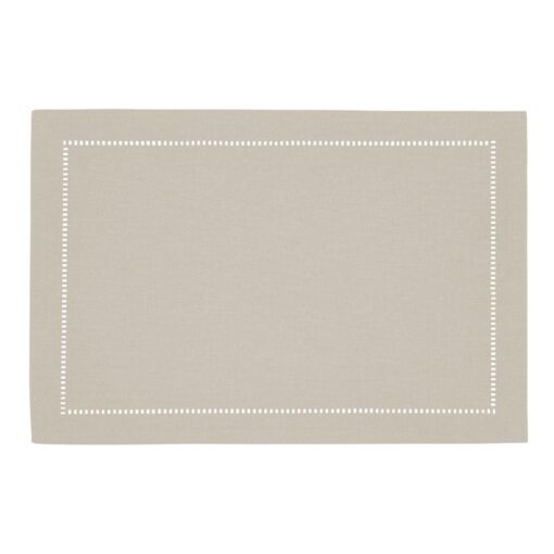 Set 6 individuales de Lino Beige