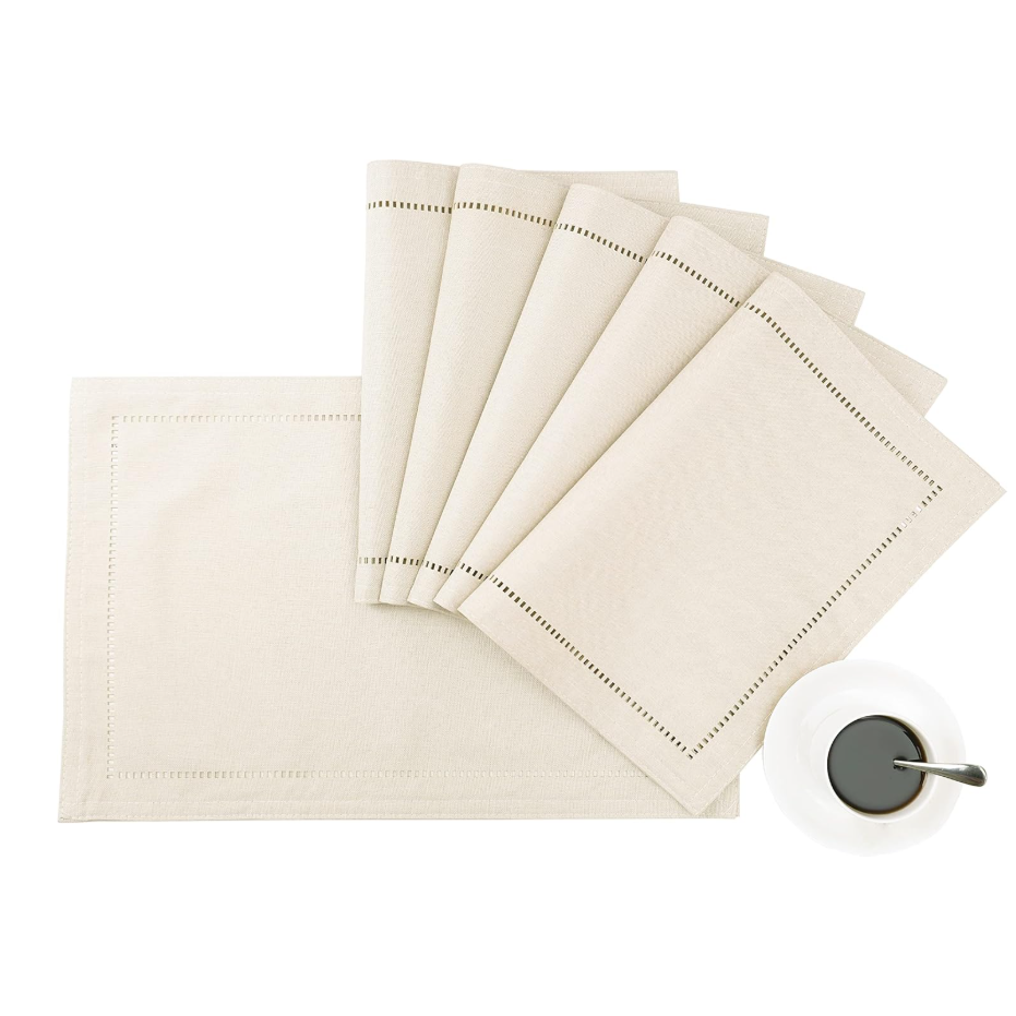 Set 6 individuales Beige