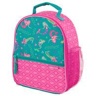 Mochila de sirena color celeste y rosado