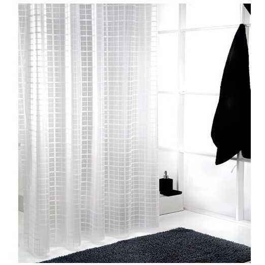 Cortina de Ducha, Transparente