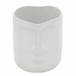 Maceta de cara blanca 6"