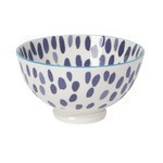 Bowl de porcelana 11 cm diseño de puntos azules