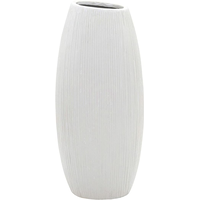 Jarron de cara pequeño color blanco 10"