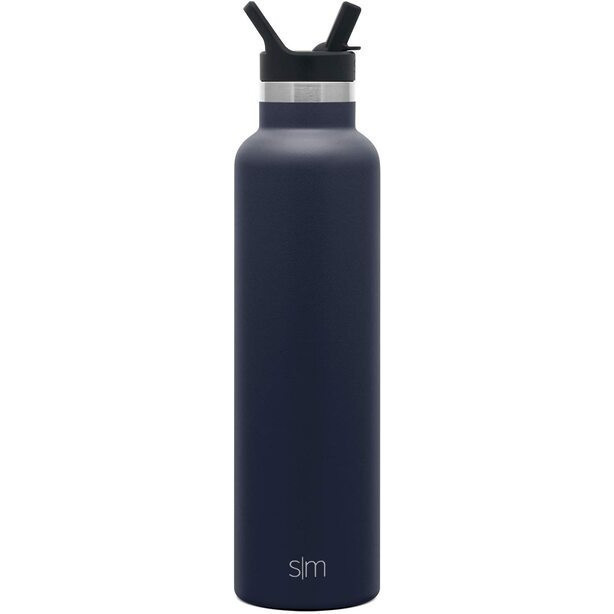 Botella de agua ascent de acero inoxidable color oceano profundo 20 oz