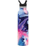 Botella de agua ascent de acero inoxidable color purpuraceleste y rosa 24 oz