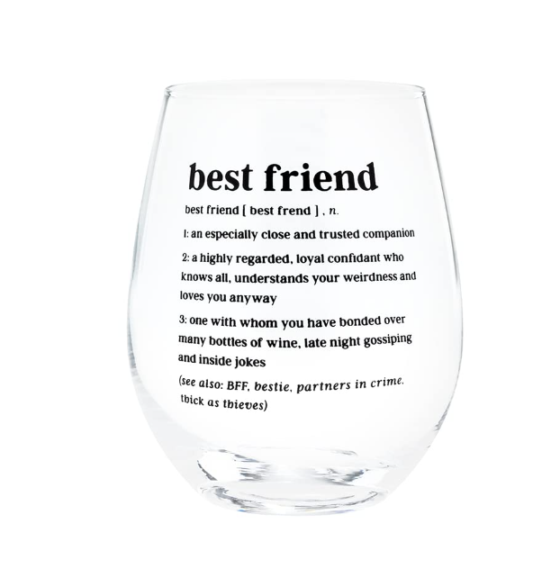 "Vaso para Vino, Best Friend"