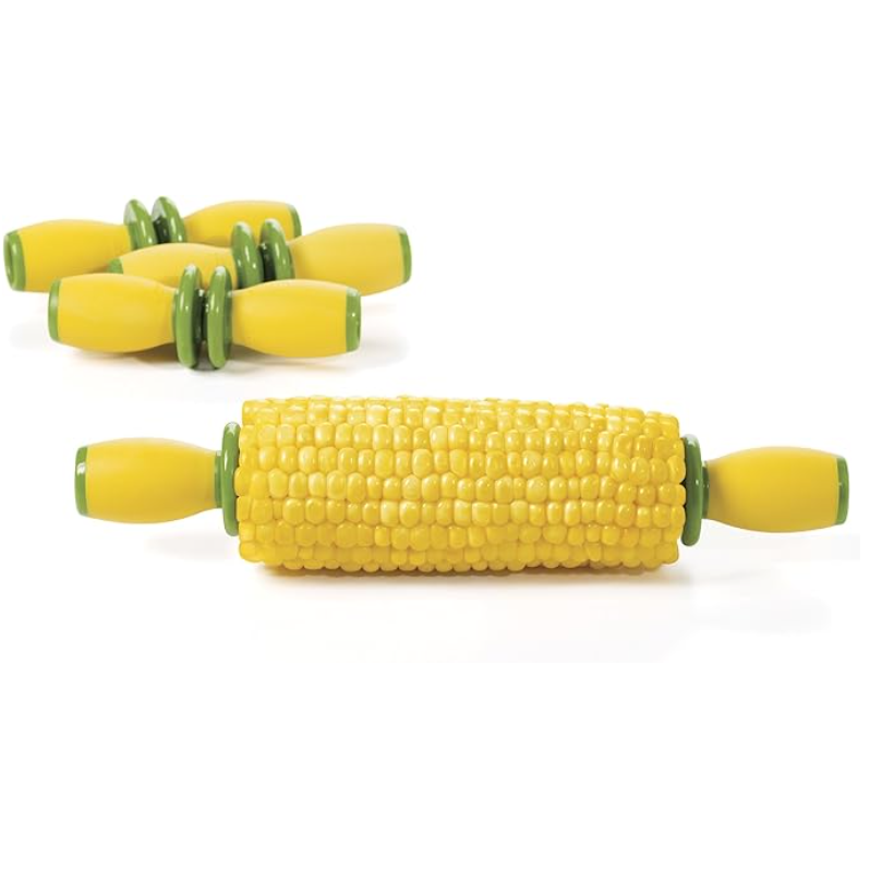 Sostenedor de Maíz en Amarillo y Verde