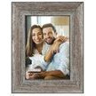 Porta retrato de madera y acrilico marco platinado bronze de 5 x 7