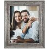 Porta retrato de madera y acrilico marco platinado bronze de 8 x 10