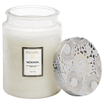 Candela decorativo mokara grande 16 oz 100 horas de duracion
