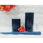 Vela taper color azul marino