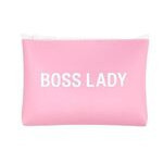 Cosmetiquera rosa "boss lady"