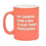 Taza naranja "day drinking"