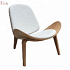 Sillón Trípode, Blanco