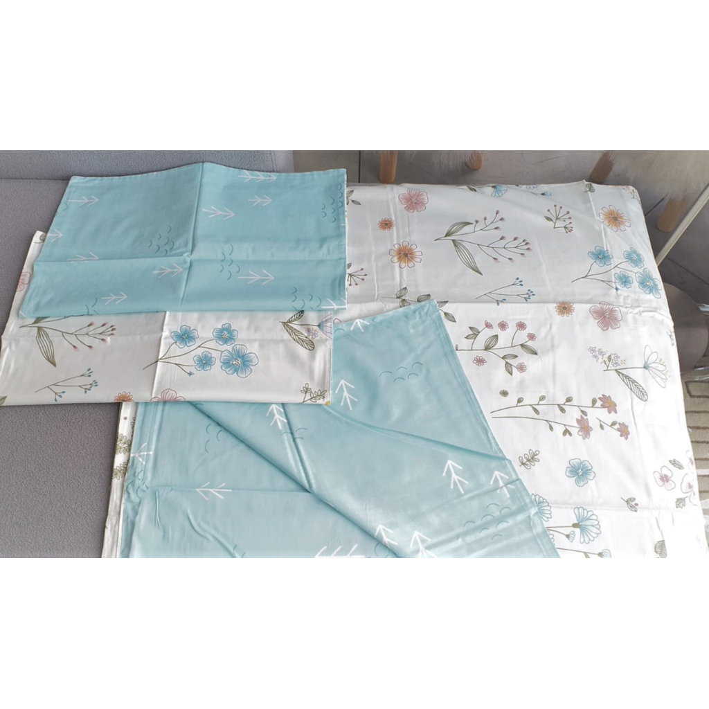 Duvet Twin con Diferentes Diseños de Flores