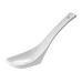 Cuchara de degustacion de porcelana blanca coleccion carre white
