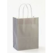 Set de 2 bolsas de papel en color gris