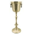 "Enfriador de Pedestal para Vino, Dorado 78.7 cm"