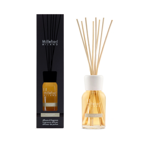 Difusor natural con palitos 250 ml mineral gold