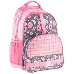 Mochila con diseño de flores en color rosa 12" x 6.5" x 16"