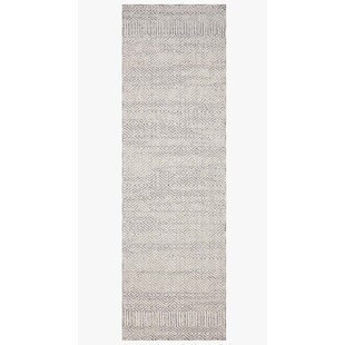 Alfombra de corredor colección cole diseño rombos gris 0.60 x 2.75 mts de polipropileno
