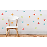 Sticker para pared con diseño de puntos de distintos colores (set de 48) Sticker para pared con diseño de puntos de distintos colores (set de 48)
