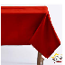 Mantel de lino color rojo 50x72