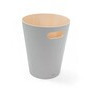 Basurero de madera gris por fuera 9" x 11"