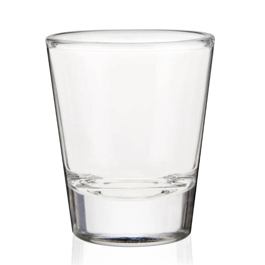 Shot de Vidrio Clásico, 1.5 oz