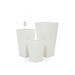Maceta Rialdi conica mediana color beige mate