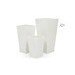 Maceta Rialdi conica grande color beige mate