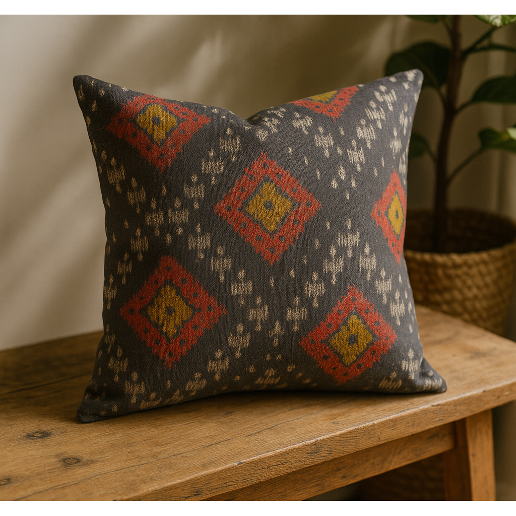 Cojin Decorativo Tela Klim Noir