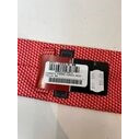 Corbata pierre cardin de seda rojo diseño a cuadros
