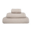Toalla de cara favo 30x50 cm beige