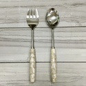 Set de 2 Servidores Para Ensalada de Mosaico